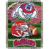 LHM NCAA Fresno State Bulldogs Acrylic Tapestry Throw, 48 x 60 in.