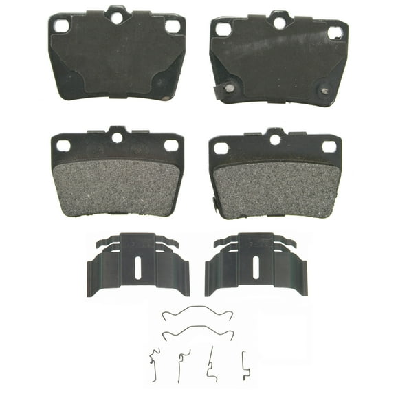 Wagner QuickStop ZX1051 Semi-Metallic Disc Brake Pad Set Fits select: 2004-2005 TOYOTA RAV4
