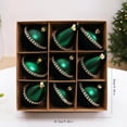 thumbnail image 3 of Christmas Ball Ornaments Flocked 8cm Velvet Christmas Tree Decorations Plastic Hanging Baubles Matte Holiday Ornament Window Display Party Decor Winter Home Decoration, 3 of 7