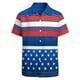 thumbnail image 3 of Camisa hawaiana clásica de verano con estampado 3D para hombre, divertida camisa de manga corta con cuello abotonado y múltiples elementos para fiestas con patrón retro, 3 of 5