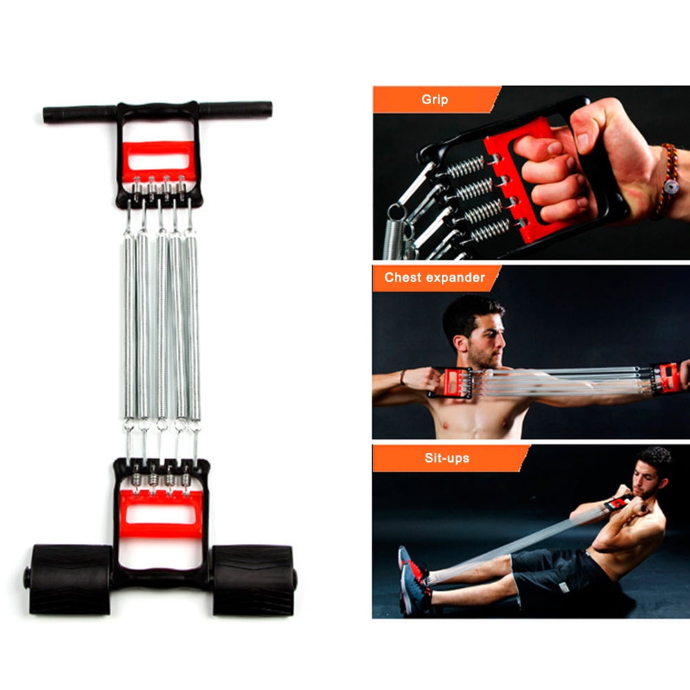 Detachable Chest Body Pull Expander Fitness Exercise Spring Strength Puller Gym 