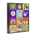 thumbnail image 4 of Furry Faces Animals Black Framed Giclee Art, design by Lynnda Rakos, 4 of 9