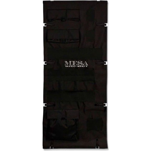 PDO36 Pocket Door Organizer for Mesa MBF7236 Gun Safes, Black - 28.5 x 61.5 in.