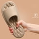 thumbnail image 5 of Zapatillas Baño Antideslizante Interior Sandalias Caseras EVA para Home Hotel (46-47) Caqui, 5 of 8