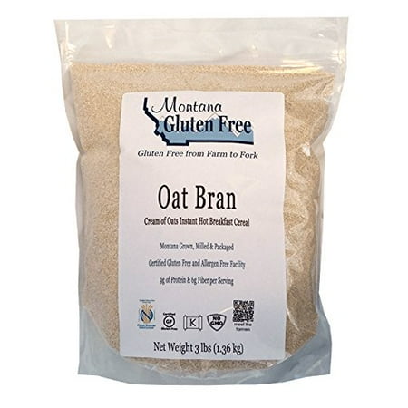 Oat Bran Fiber - Montana Gluten Free Oat Bran, 3 Pound