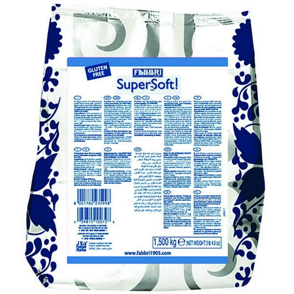 Fabbri Supersoft! 1.5 kg Soft Serve / Frozen Yogurt Base