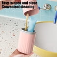 thumbnail image 4 of Ohmyroo Multi Functional Toothbrush Travel Case Portable Hygiene Organizer With Cups For Office And Travel, 4 of 6
