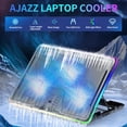 thumbnail image 4 of Ajazz Ajazz ANC160 Tablette de Refroidissement pour Ordinateur Portable RGB avec Réglage de Hauteur à 7 Niveaux, Compatible avec Ordinateurs Portables de Moins de 19 Pouces, Options Noir/rose, Conception Légère, 4 of 6