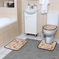 thumbnail image 6 of Shower Curtain and Rug Sets 4pcs Bathroom Sets Includes 12 Free Hooks 66" x 72" Lovely Cartoon Dachshund Dogs, 6 of 8