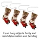 thumbnail image 3 of 4 Uds soporte de calcetín navideño ganchos para colgar en chimenea gancho de media de Metal ajustable para suministros de decoración navideña para fiesta, 3 of 5