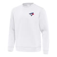 thumbnail image 2 of Men's Antigua White Toronto Blue Jays Relevant Lightweight Pullover Sweatshirt, 2 of 3