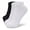 Black/White, variant on Women's 12 Pairs Cotton Ankle Athletic Running Casual Socks Low Cut Breathable Cushioned Size 9-11 White
