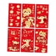 thumbnail image 4 of 6 sobres rojos de Año Nuevo chino Hong Bao para recuerdos de fiesta y graduación. Estilo D, 4 of 9