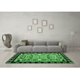 thumbnail image 3 of Ahgly Company Indoor Rectangle Abstract Emerald Green Modern Area Rugs, 7' x 10', 3 of 4