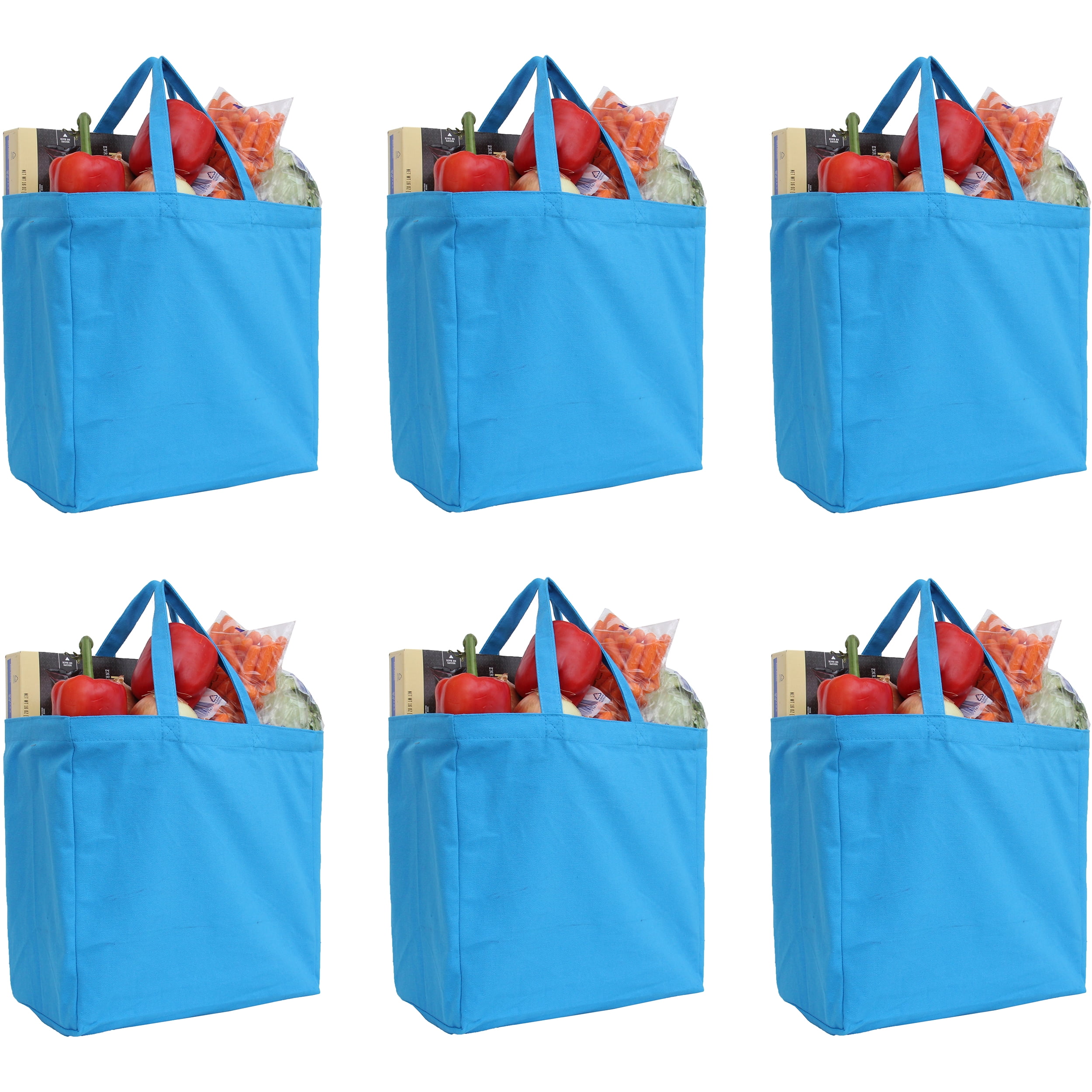 パッケージ 100 Pack Heavy Duty Grocery Tote Bag, Toffee Col：Glomarket サービス