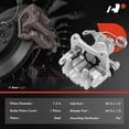 thumbnail image 2 of A-Premium Disc Brake Caliper Assembly with Bracket Compatible with Volkswagen Passat 1998-2005 & Audi A4 1998-2001, A6 1998-2004, 1.8L 2.0L 2.8L - Rear Right Passenger Side, 2 of 8