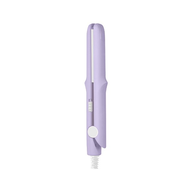 Cabello liso y cabello rizado, rizador de cabello de doble propósito, disponible en el dormitorio, pequeña placa recta, férula, flequillo pequeño, mini portátil