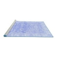 thumbnail image 2 of Ahgly Company Machine Washable Indoor Rectangle Oriental Blue Modern Area Rugs, 2' x 3', 2 of 4