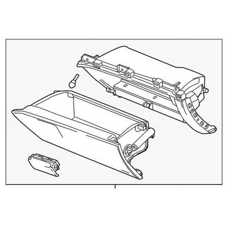 Genuine OE GM Glove Box Assembly - 84342646