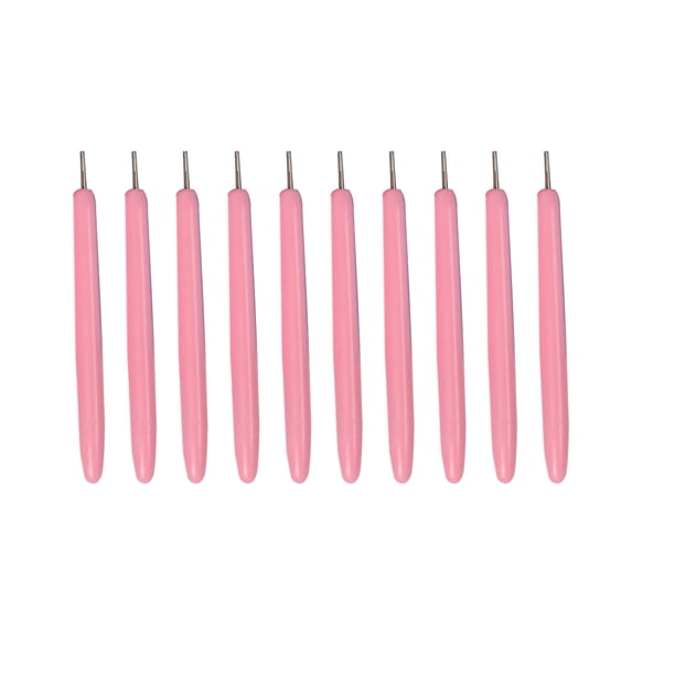 Herramientas de enrollado de papel Monstrate 10 piezas Rosa