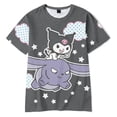 thumbnail image 1 of 2023 Anime Cartoon Summer Kuromi Camiseta My Melody Hello Kitty 3D Impresión Dibujos Animados Ropa Niño Niña Niño Moda Camiseta Casual Top, 1 of 4
