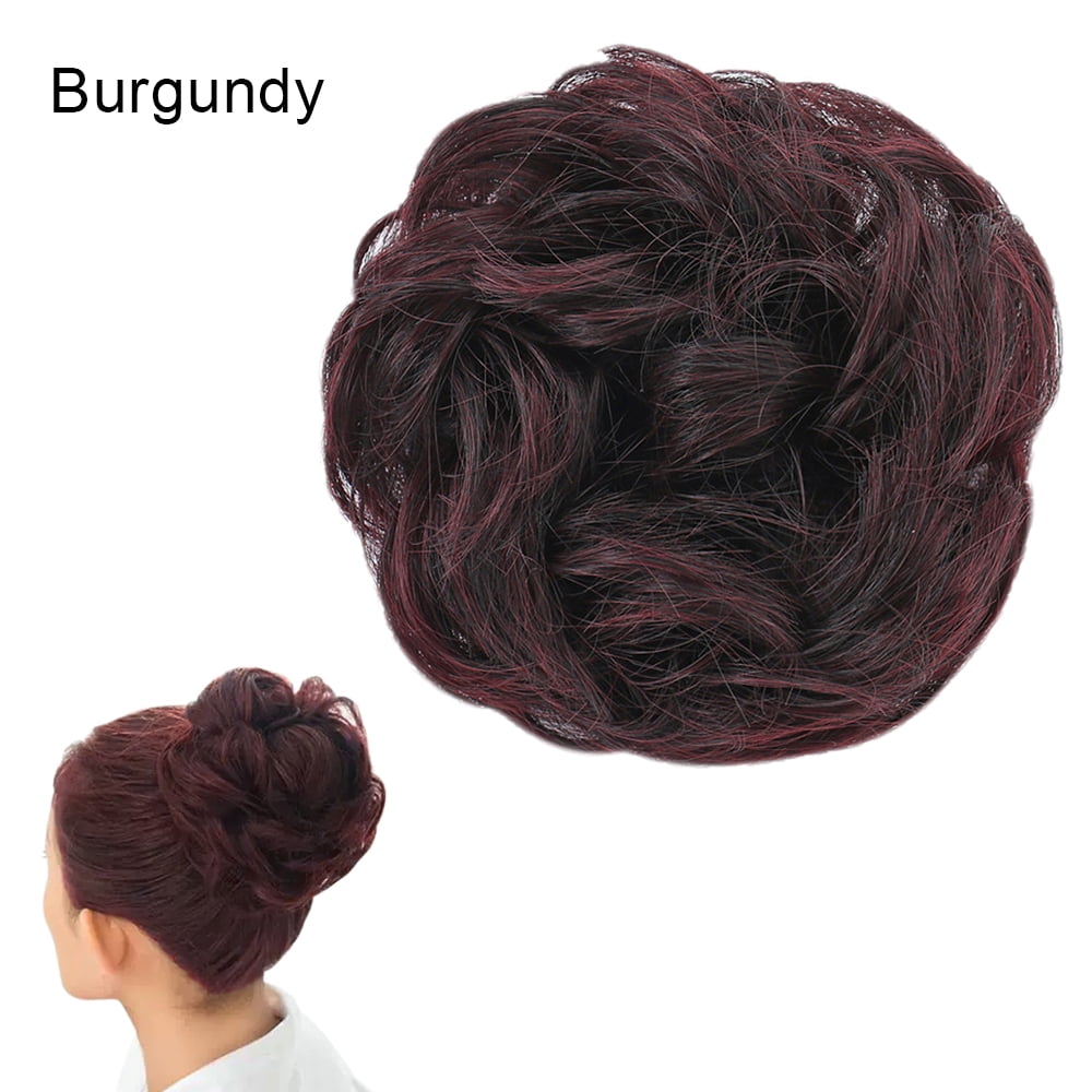 Irfora Messy Hair Bun Scrunchie Hair Piece Extension with Elastic
