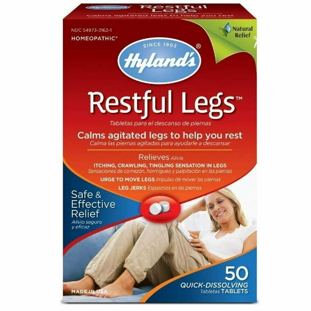 Hyland's Restful Leg Itch Crawl & Tingling Sensation Relief 50 ct, 5