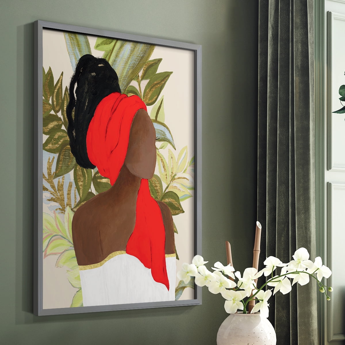All That Beauty I in Paper Solid Wood 16 x 20 Framed Print