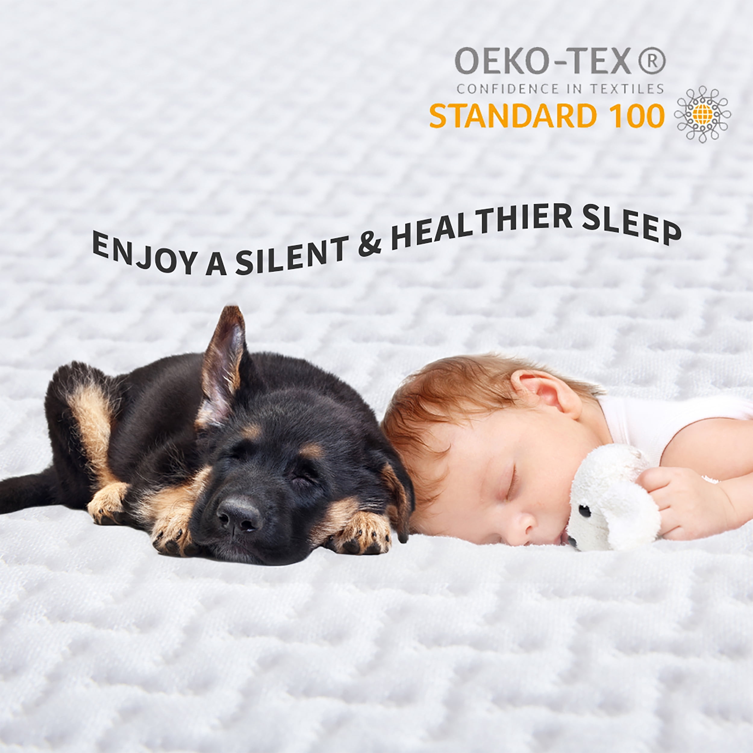 NexHome Waterproof Hypoallergenic Fitted Mattress Protector, California King