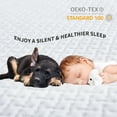 thumbnail image 2 of NexHome Waterproof Hypoallergenic Fitted Mattress Protector, California King, 2 of 8