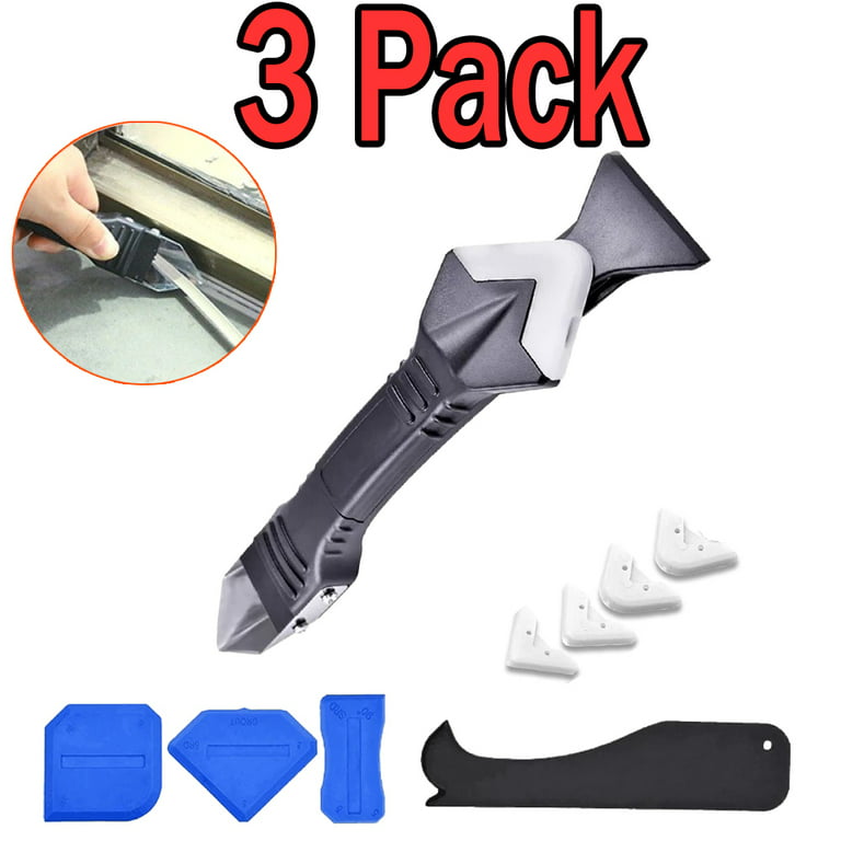 5 In 1 Caulk Remover Tools Kit, Grout Removal Tool, Sealant