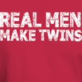 thumbnail image 3 of CafePress - REAL MEN MAKE TWINS T Shirt - Men's Classic Graphic Cotton T-Shirt, 3 of 4