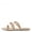 Nude, variant on Joanie-211 3 Women's Strappy Caged Gold Pointed Studs Slip-on Jelly PVC Sandals NUDE 6
