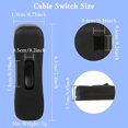 thumbnail image 5 of 10 Pack Intermediate Switch Lamp Switch Cord Switch 2a Black In-line Switch White Cord Switch Intermediate Switch For Small Appliance Led Lamp Applian, 5 of 5