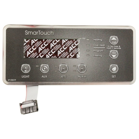 Topside, ACC KP-2020 TP, Light/Aux/Jets/AuxII/Set/Temp/Time
