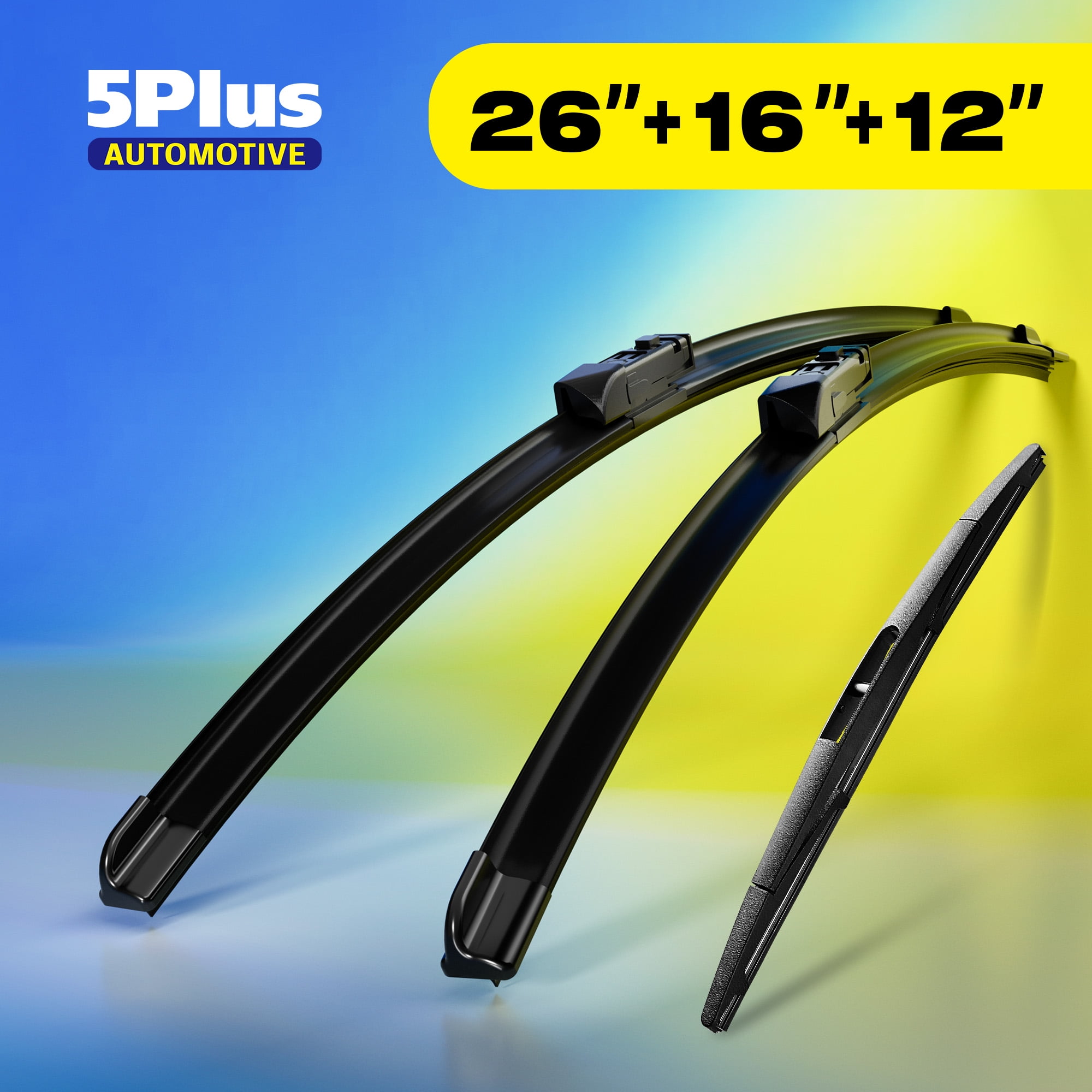5 PLUS Silicone + Water Repellent Windshield Wiper Blades Compatible with Subaru Impreza 2023-2017 Subaru Crosstrek 2023-2018 Windshield Wipers,All-Seasons Wiper blades-OEM Quality