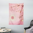 thumbnail image 1 of Asian Decor Wall Hanging Tapestry, Cherry Blossom Tree with Sun Scenery on the Backside Spring Days Butterfly Nature Print, Bedroom Living Room Dorm Accessories, 40 X 60 Inches, by Ambesonne, 1 of 1