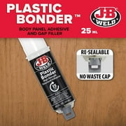 J-B Weld 50139 Plastic Bonder Body Panel Adhesive and Gap Filler Syringe - Dries Black - 25 ml 2