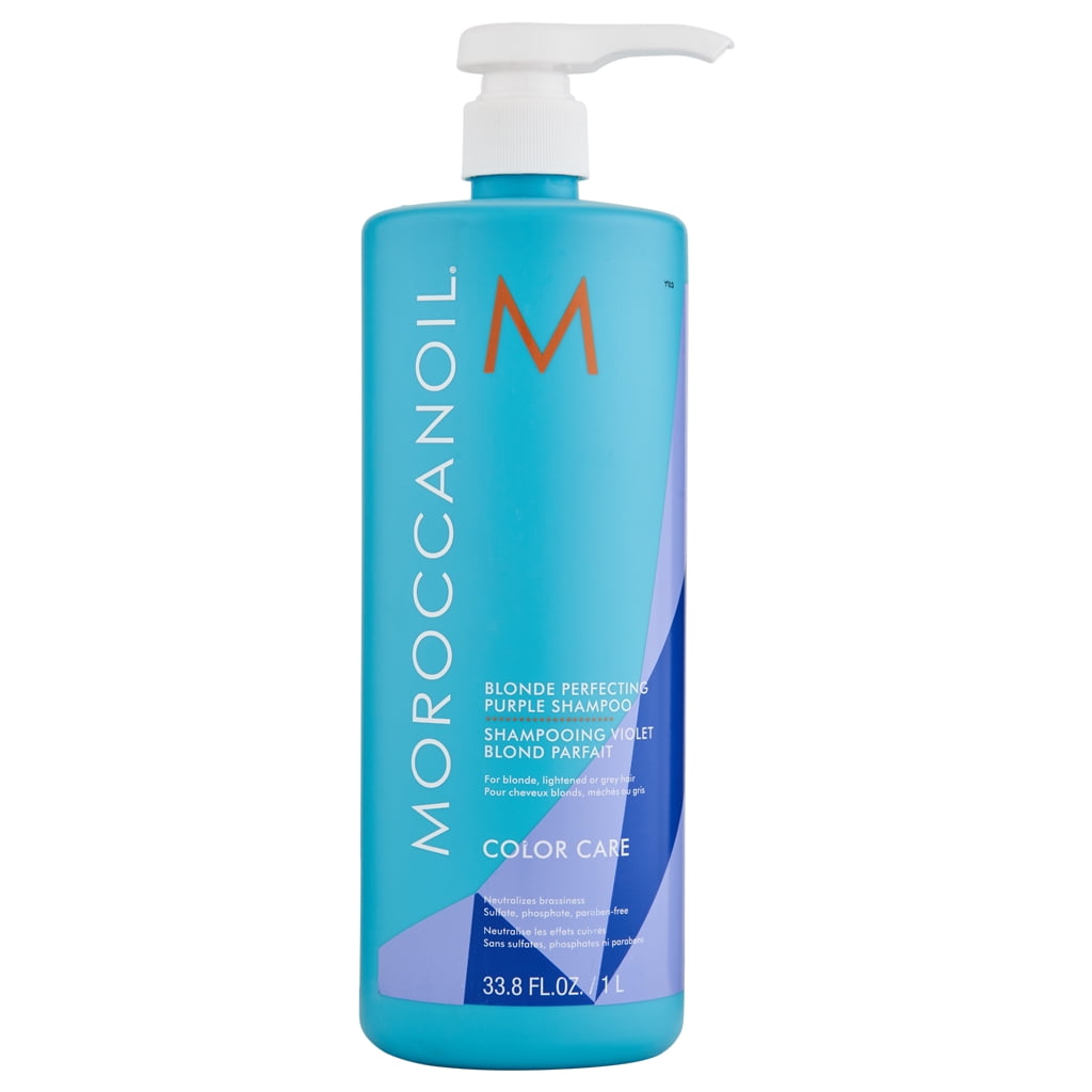 Moroccanoil Blonde Perfecting Purple Shampoo 33.8 oz / 1 L Walmart Canada