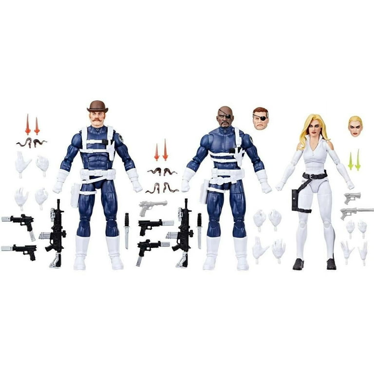 Marvel Legends Series Nick Fury Jr., Sharon Carter, Dum Dum Dugan