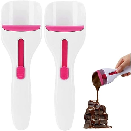 

2packs BnGAJN Halloween Sale Tableware Cake Batter Distribution Scoop One Sliding Button Dispenses Batter Kitchen DIY Cupcake Batter Scoop Home Measuring Equal Baking Tool