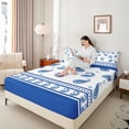thumbnail image 4 of Castle Fairy Boys Girls Bohemian Paisley Full Size Sheets,Traditional Flower Bed Sheets, 4 of 7
