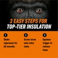 thumbnail image 6 of Gorilla Gray Foam Multipurpose Insulating Sealant 12 oz, 6 of 10