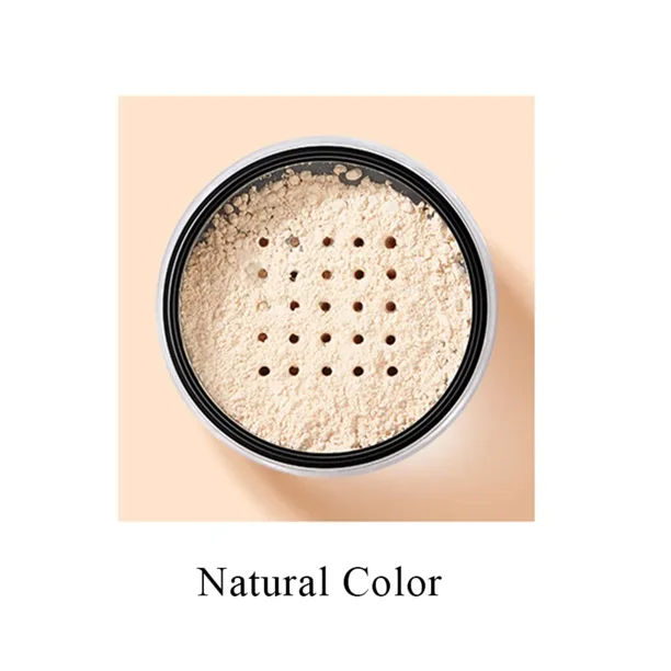 Polvo suelto profesional, Control de aceite, antisudor, Base mate resistente al agua, maquillaje, niebla translúcida de larga duración, polvo de ajuste facial