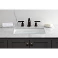 thumbnail image 3 of Kingston Brass KB8985CKL Kaiser Two-Handle 3-Hole Deck Mount Widespread Bathroom Faucet with Pop-Up Drain in Oil Rubbed Bronze, 3 of 8