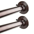 thumbnail image 2 of 1" Adjustable 66-115 inch Room Divider Rod and Socket Set - Bronze, 2 of 2