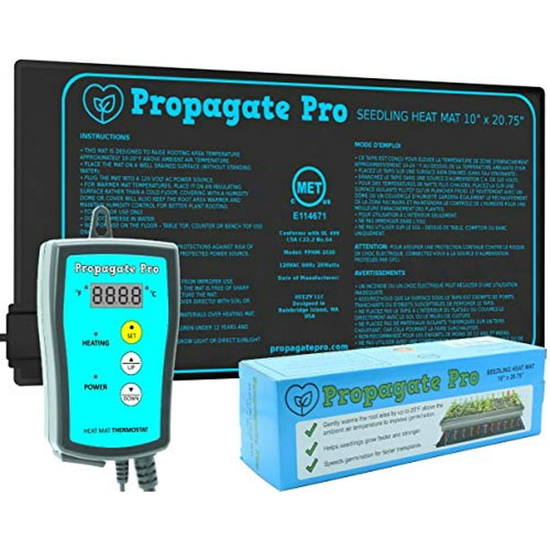 Propagate Pro Seedling Heating Mat Fits (1) Standard 1020 Tray
