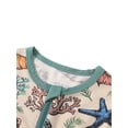 thumbnail image 3 of ATAIKU 3-24M Newborn Baby Zipper Footless Pajamas Bamboo Long Sleeve Footed Sleepers Sleep 'N Play for Infant Toddler Boys - Ocean World, 3 of 7