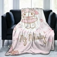 thumbnail image 2 of Kuromi And My Melody Fleece Blanket Super Soft Cozy Throw Blanket 80"X60", Lightweight Fuzzy Comfy Flannel Blanket Warm Plush Throw Blankets For Couch, Sofa, Bed, 2 of 7