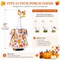 thumbnail image 3 of KuKeDi 23 Inch Porch Goose Outfit, Thanksgiving Fall Clothes for Garden Goose, 3 of 7